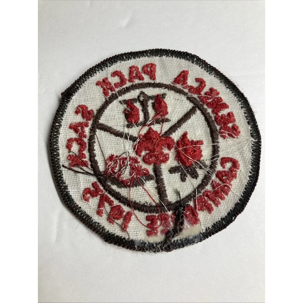 YMCA Indian Guides Patches - Lot of 2 Patches, 1 Leather patch and one Lapel Pin